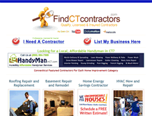 Tablet Screenshot of findctcontractors.com